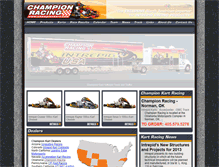 Tablet Screenshot of championkart.com